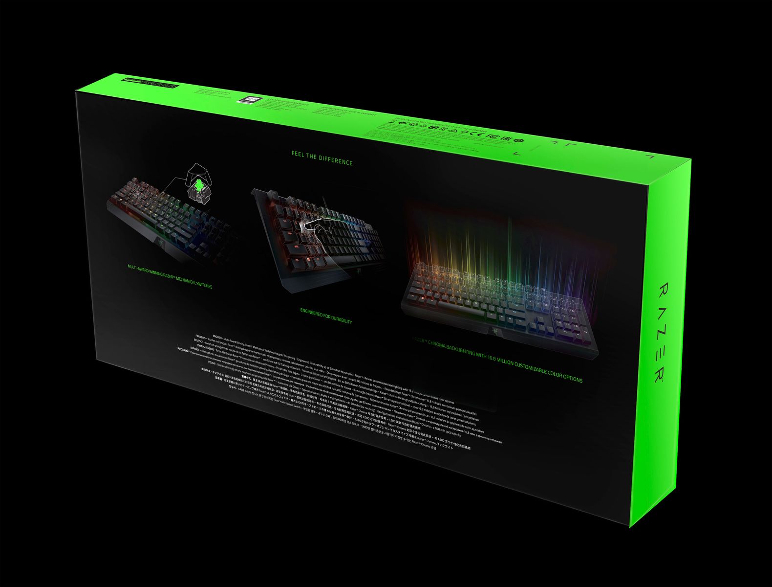 Razer BlackWidow X Chroma Mechanische Gaming Tastatur - ITA Layout - QWERTY
