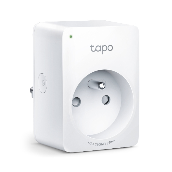 TP-LINK Tapo Prise Connectée WiFi, Prise Intelligente compatible avec Alexa et Google Home, 10A Type E, Contrôler le radiateur, la cafetière, la lampe à distance, aucun hub requis, Tapo P100(FR) 1 Pack 1 Pack|Prise FR