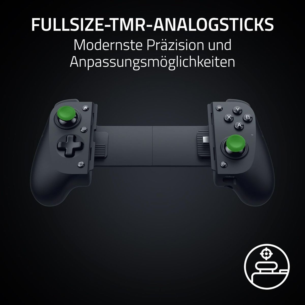 Razer Kishi V3 USB Gamepad kabelgebunden Typ-C, Analog / Digital, Android PC Xbox iOS, Schwarz