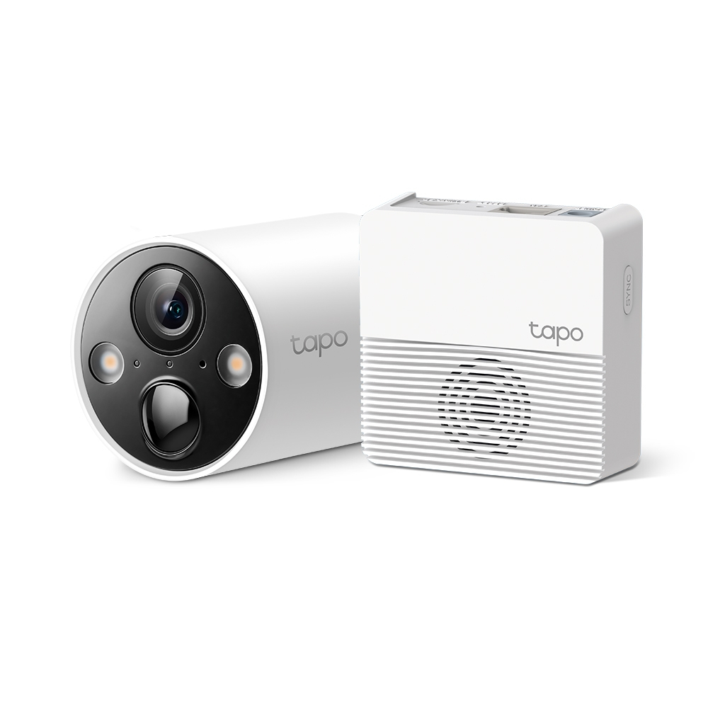 TP-Link Tapo C420S1 Smart Wireless Security Camera System QHD 2160p IP65 White 1er Set v1.0