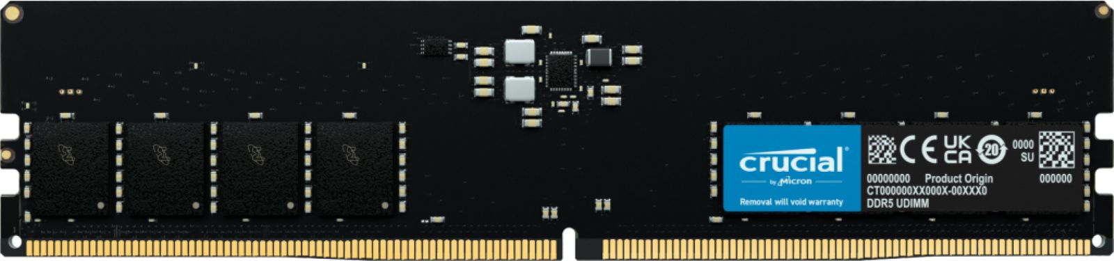 Crucial RAM 32GB DDR5 4800MHz CL40 Desktop-Speicher CT32G48C40U5 4800MHz 32GB