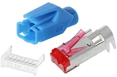 Hirose TM21 Cat 6 Plug Set, Blue, VPE PACK OF 10