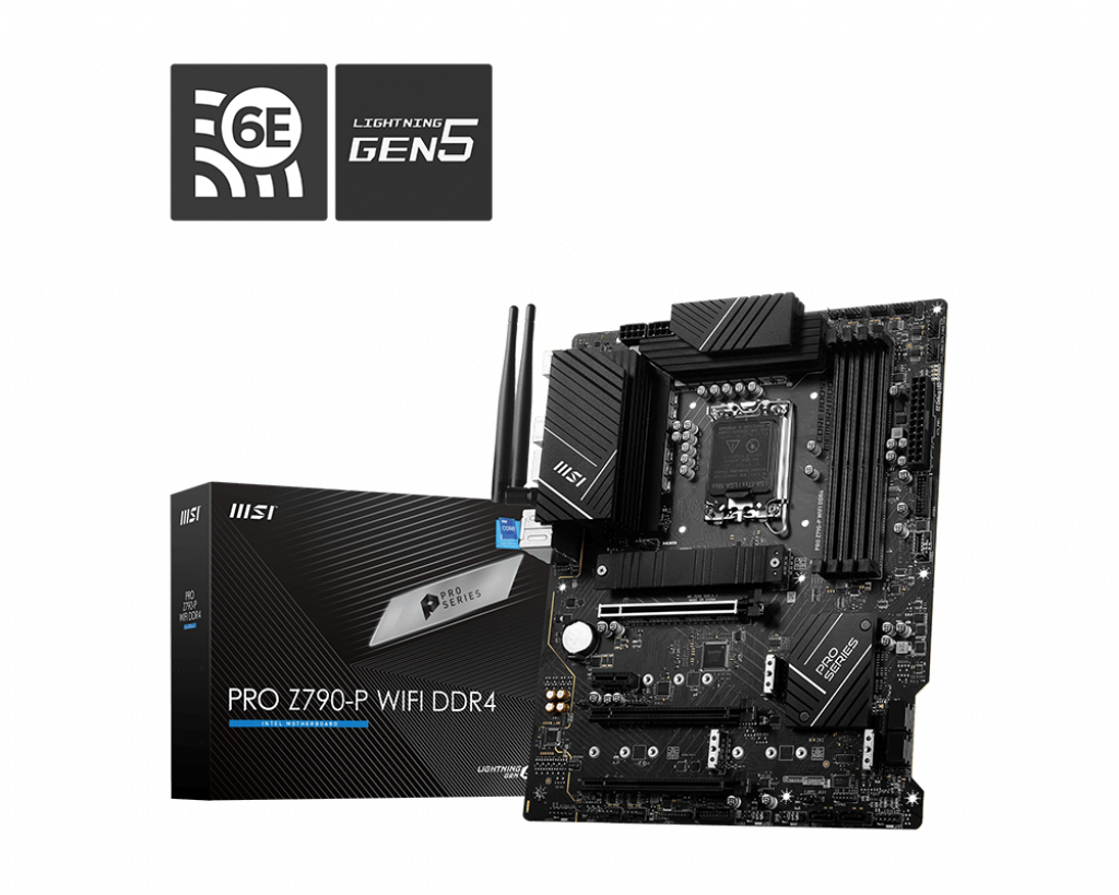 MSI PRO Z790-P WIFI DDR4 Motherboard Intel Z790 LGA 1700 ATX