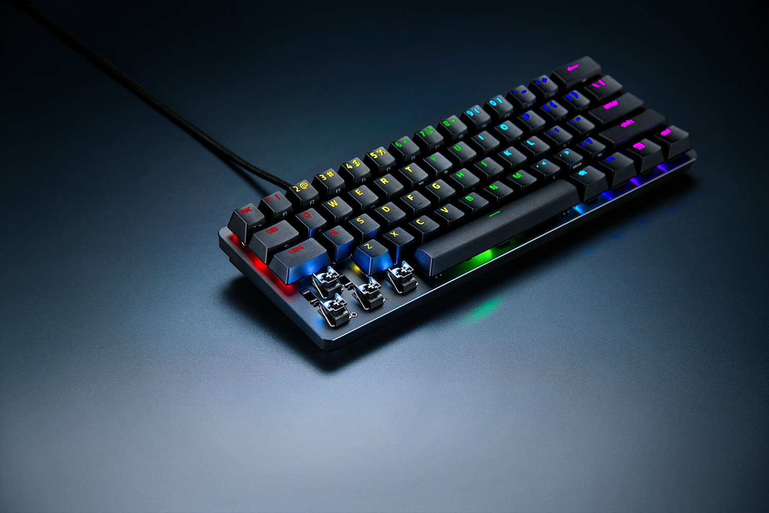 Razer Huntsman Mini Analog Gaming Keyboard Optical Switches Chroma RGB DEU Layout QWERTZ