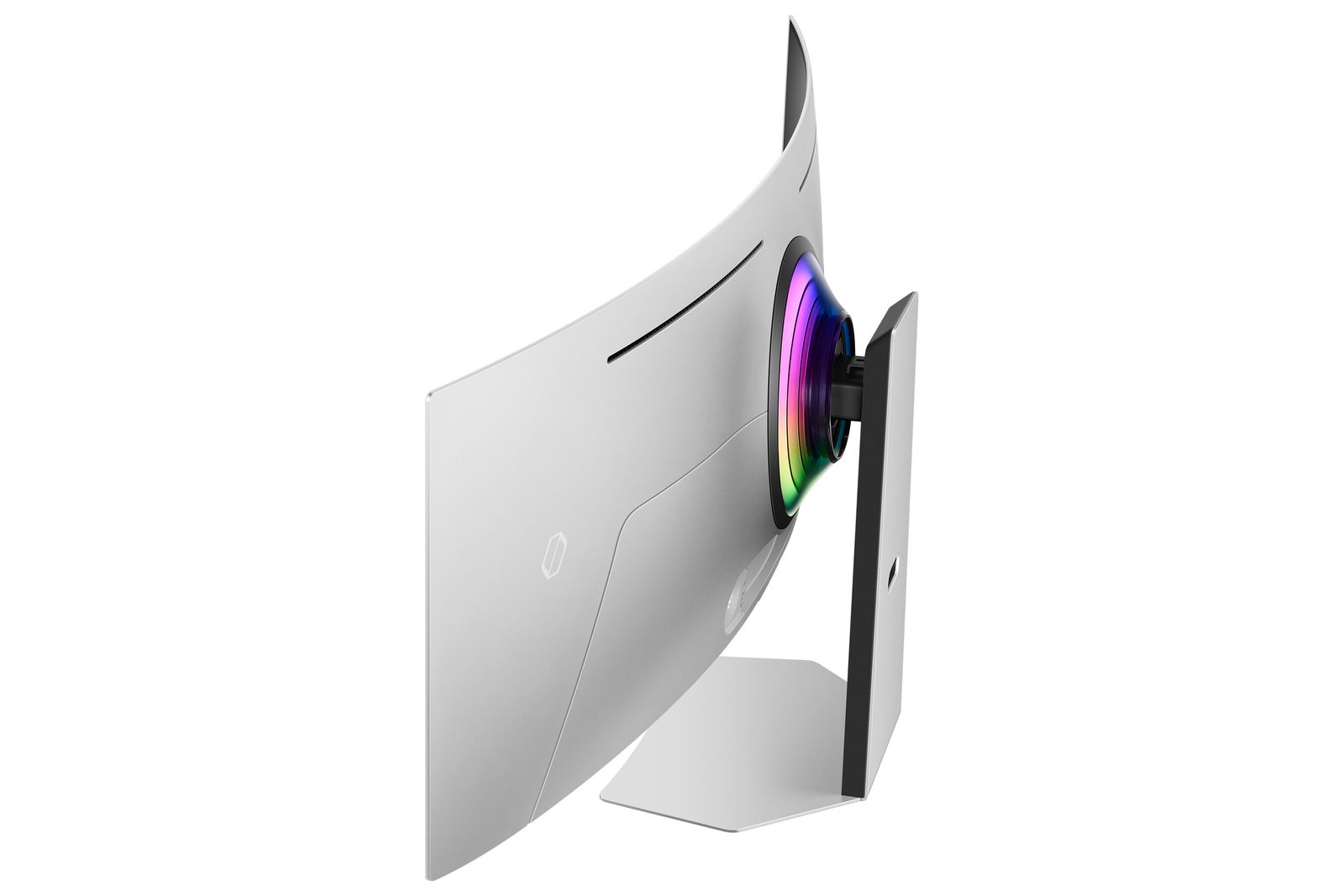 Samsung G95SC Computerbildschirm 124,5 cm (49") 5120 x 1440 Pixel Dual QHD OLED Silber
