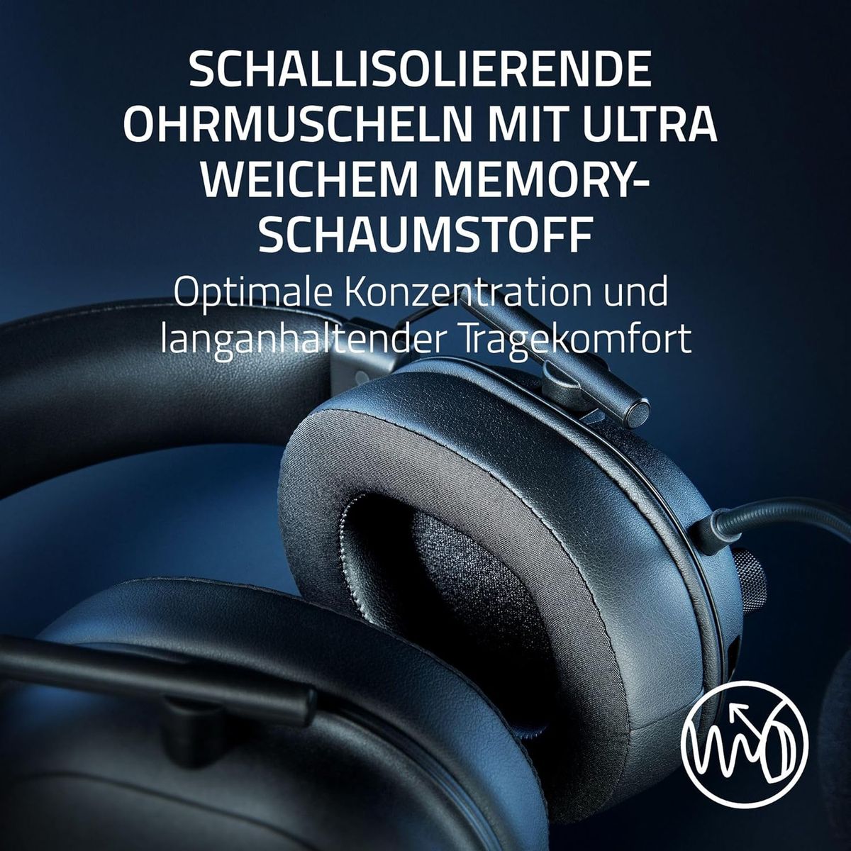 Razer BlackShark V2 HyperSpeed Gaming Headset Dual Wireless + USB Virtual 7.1 Surround-Sound Multi-Plattform Black