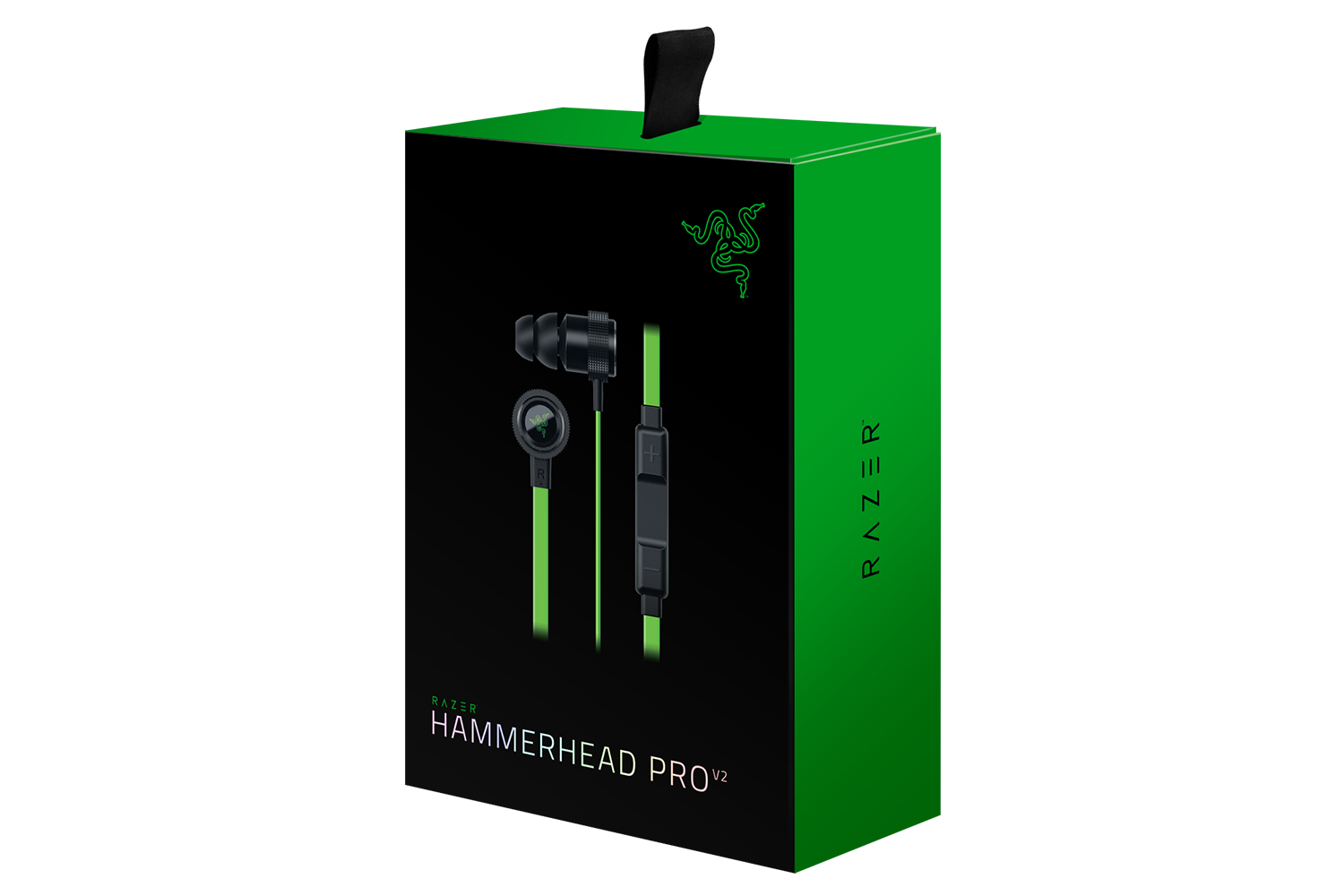 Razer Hammerhead Pro V2 3.5mm Stereo Mobile Gaming In-Ear Headset schwarz/grün