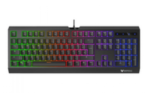 Rapoo V56S Wired Gaming Tastatur mit RGB-Beleuchtung DE-Layout