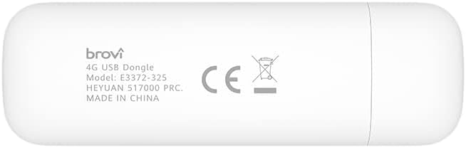 BROVI Modem Cat 4 Dongle, kabellos, Schnellzugriff, LTE/HSPA+/HSPA/UMTS, weiß