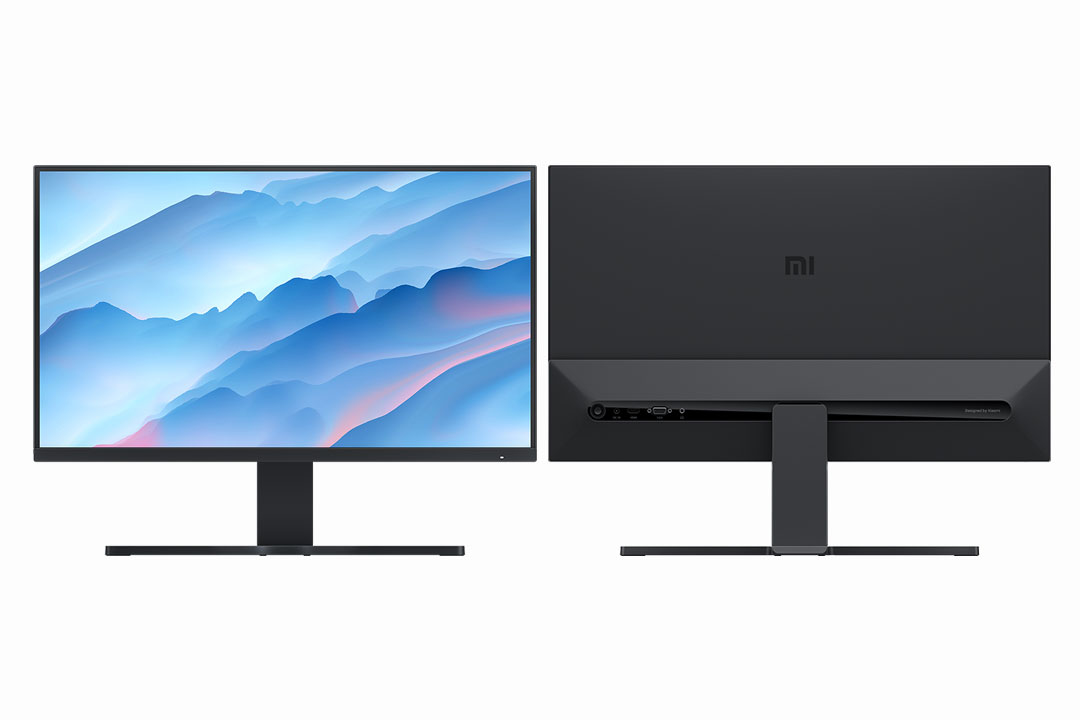 Xiaomi Mi Desktop Monitor 27 68,58 cm Full-HD LED Monitor 1920x1080 IPS 16:9 75Hz 6ms 300nits 1 x HDMI 1 x VGA 1 x 3,5mm Audiolichtreduzierung TÜV-Zertifiziert 3 Seiten randlos