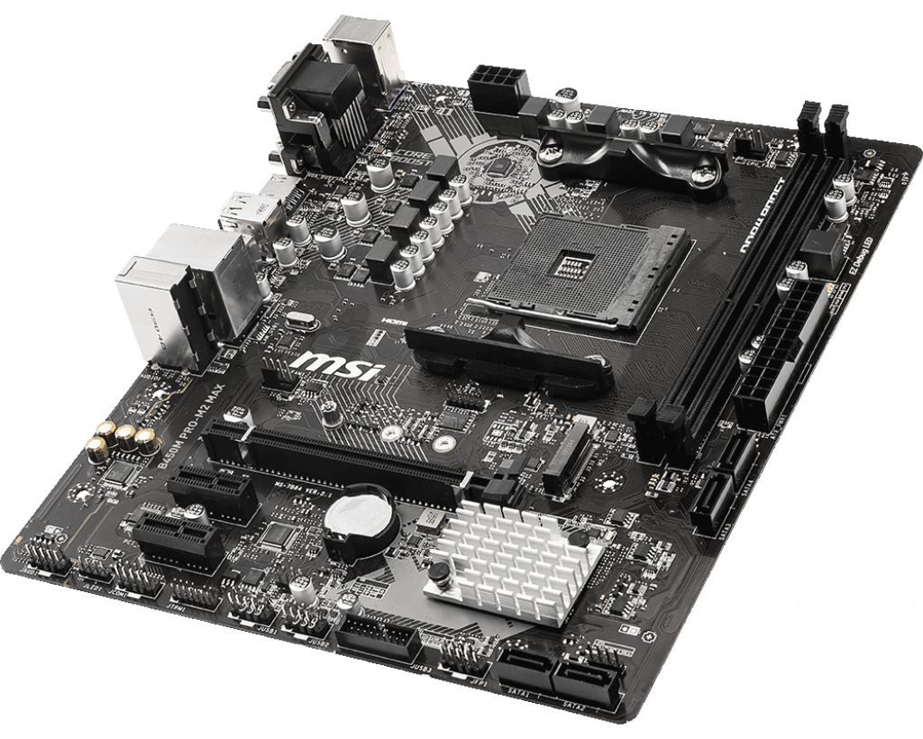 MSI B450M PRO-M2 MAX AMD AM4 DDR4 m.2 USB 3.2 Gen 2 HDMI M-ATX Motherboard Mainboard M-ATX B450M PRO-M2 MAX