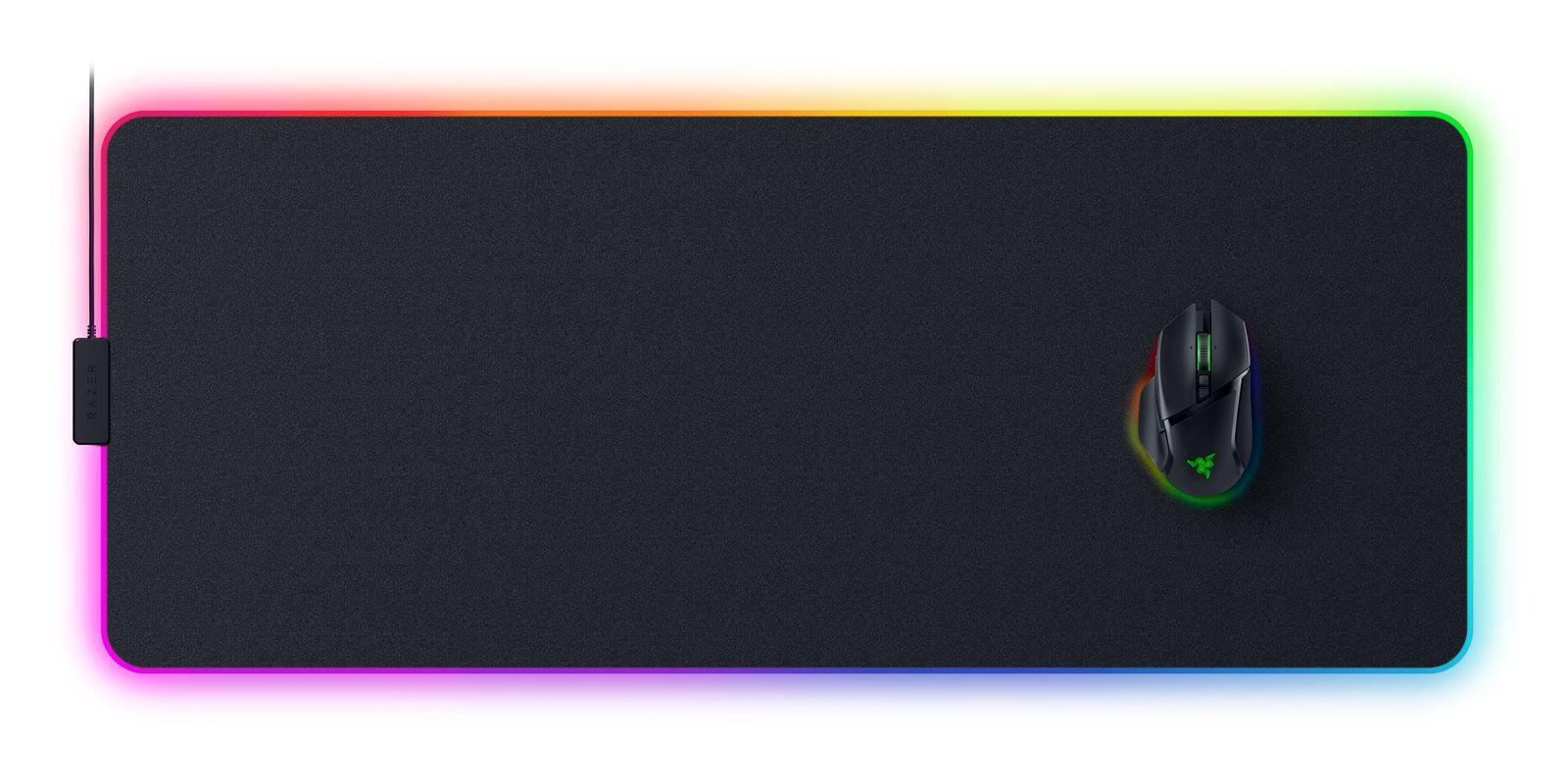 Razer Strider Chroma Extended Gaming Mousepad Soft & Hard Hybrid RGB 900x390x4mm