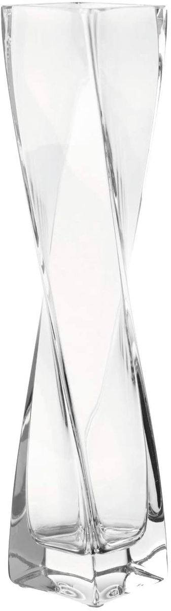 Leonardo solifleur vase Volare, with solid ice bottom, height 30 cm, handmade clear glass