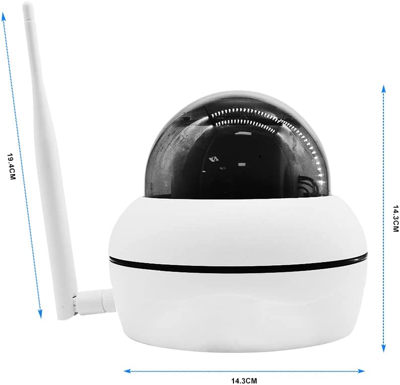 JideTech PTZ WiFi Überwachungskamera aussen,5MP Dome IP Auto Tracking Kamera mit 5X Optischer Zoom,2 Wege Audio,IP66 wasserdicht, 30M Nachtsicht,Unterstützung 128G SD Karte, P1 Plus-5MP-WF P1 Plus-5x-5MP WIFI Single