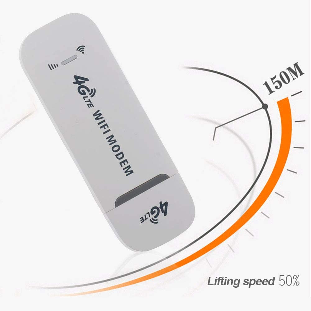 SUNERLORY 4G LTE Modem USB Network Adapter 150Mbps USB 4G LTE SurfStick - Wireless USB Network Card Universal Router USB WiFi Adapter Used for Desktop Laptops MID Devices