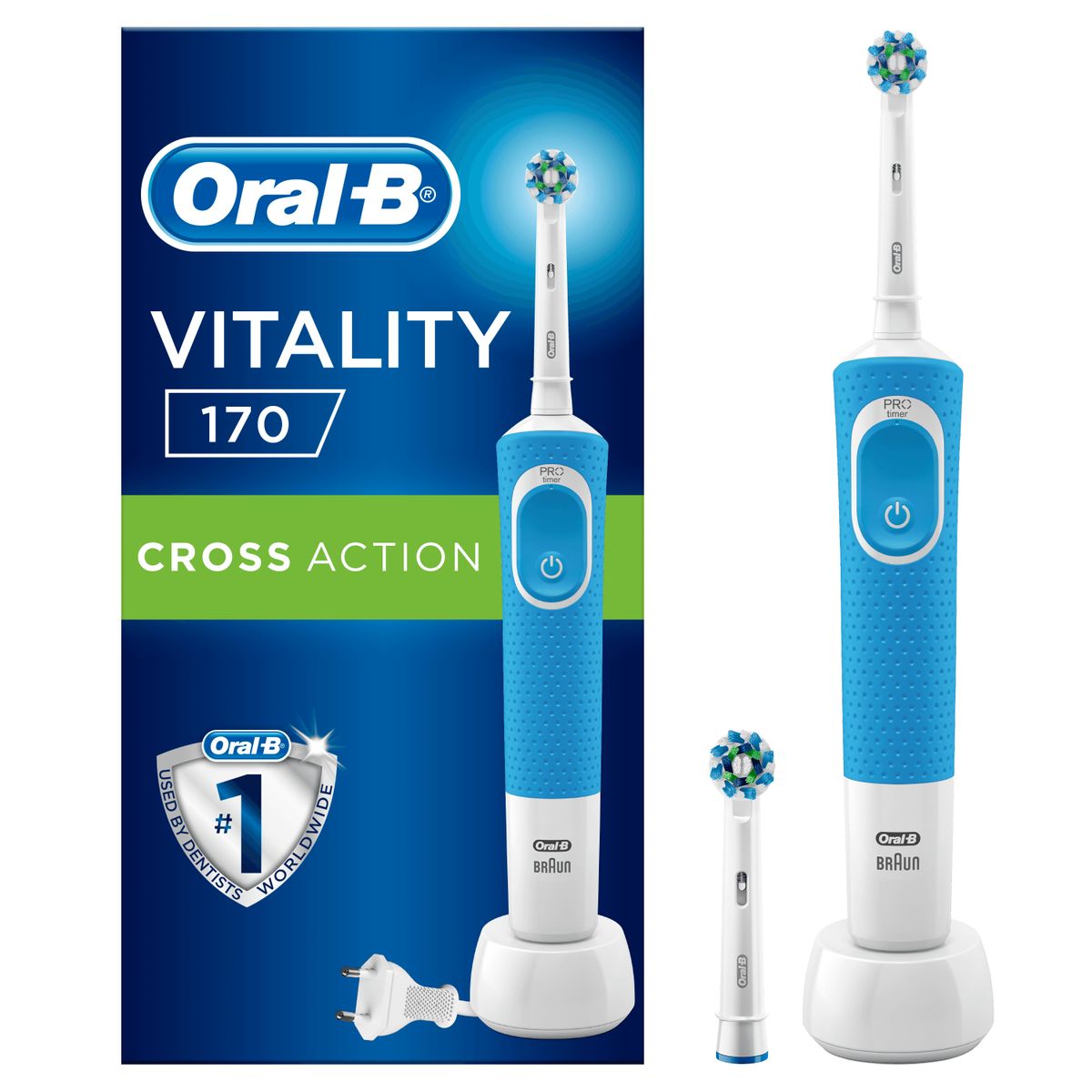 Oral-B Electric Toothbrush Braun Oral-B Vitality 170 CrossAction blue