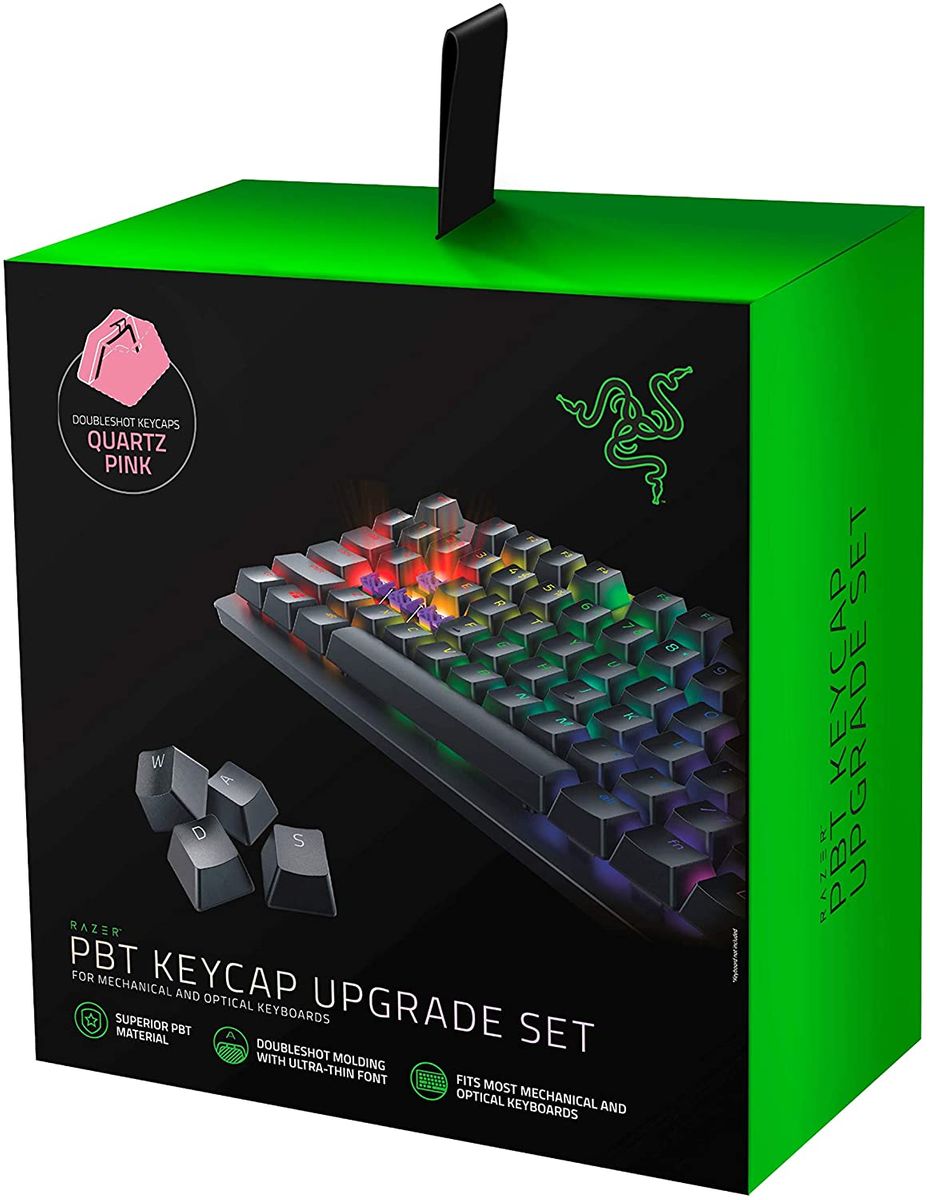 Razer PBT Keycap Upgrade-Set für 104/105 Tasten pink US/UK-Layout