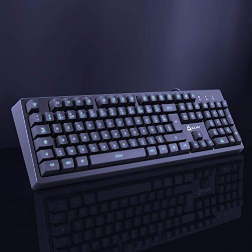 KLIM Bolt RGB Gaming Tastatur Multimedia-Steuerung Wired FR-Layout