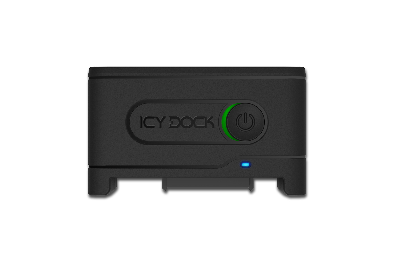 ICY DOCK EZ-Adapter Ex MB931U-1VB - 1x 2,5 U.2 NVMe SSD zu USB 3.2 Gen2 externer Adapter 10Gbps schwarz Kabel inklusive, 1x U.2 NVMe SSD zu USB 3.2 Gen2