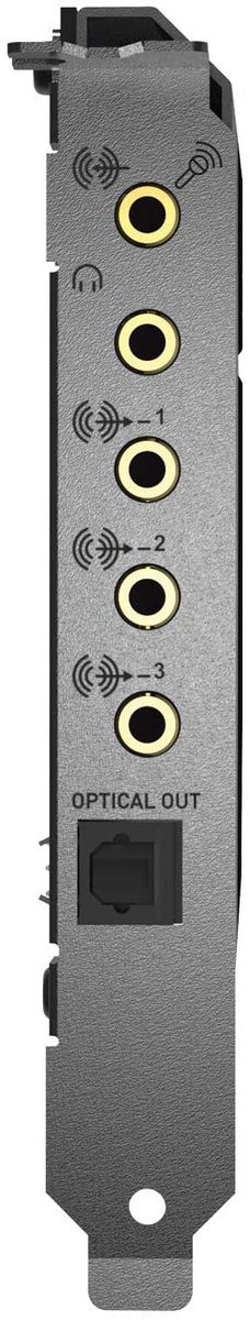 CREATIVE Sound Blaster AE-7 - Hochauflösende PCIe DAC- und Verstärker-Soundkarte mit diskretem Xamp-Kopfhörer-Doppelverstärker und Audio Control Modul (grau/schwarz)
