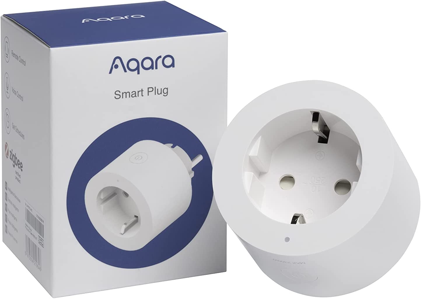 Aqara Smart Plug, NEEDS AQARA HUB, Zigbee 3.0, with Programming, Timer Mode and Voice Control, Energy Monitoring, Works with HomeKit, Alexa, Google Assistant and IFTTT
