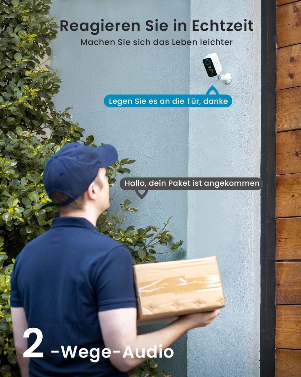 ieGeek 2K Überwachungskamera Aussen Akku Kabellose Überwachungskamera außen/innen mit farbige 10m Nachtsicht,PIR-Bewegungserkennung,Lange Zeit Standby,Cloud/SD Storage,IP65,2-Wege Audio,2,4 GHz KameraA ieGeek 2K Überwachungskamera Aussen Akku Kabellose Überwachungskamera außen/innen mit farbige 10m Nachtsicht,PIR-Bewegungserkennung,Lange Zeit Standby,Cloud/SD Storage,IP65,2-Wege Audio,2,4 GHz KameraA