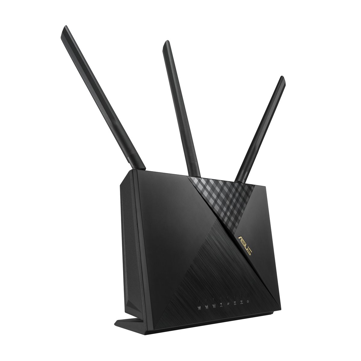 ASUS 4G-AX56 4G LTE WLAN-Router, Wi‑Fi 6 (802.11ax) Dual‑Band 2,4/5 GHz, Gigabit Ethernet, SIM-Slot, Mobilfunk-Router, Schwarz