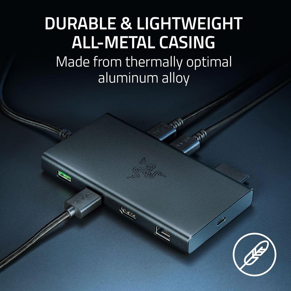 Razer USB C Dock 11-Port Reise Ladestation für Windows Mac Laptop iPad Surface Chromebook Galaxy Tab:Typ C, HDMI, Ethernet, MicroSD - 4K 60Hz Display - 85W Tablets + Mobile Fast Charge