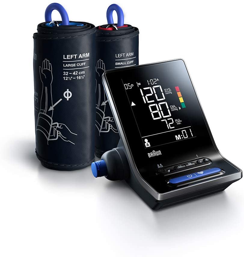 Braun ExactFit 5 Connect Intelligent Blood Pressure Monitor BUA6350EU Bluetooth connect