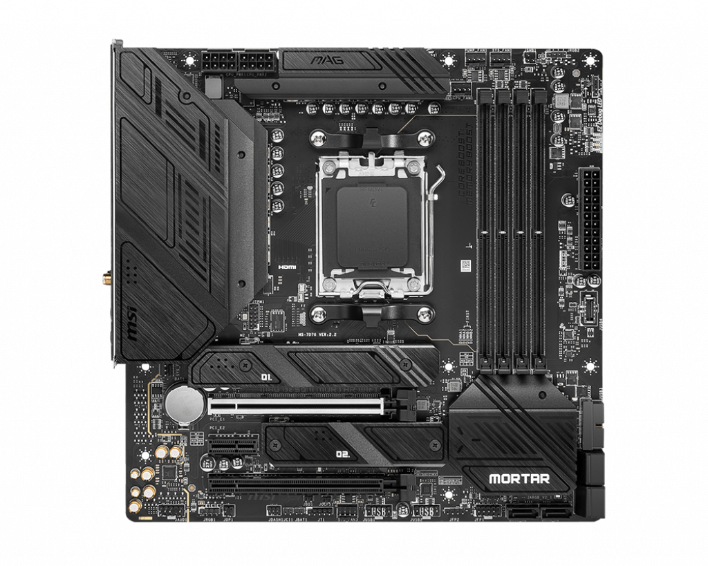 MSI MAG B650M Mortar WIFI AMD B650 Buchse AM5 micro ATX