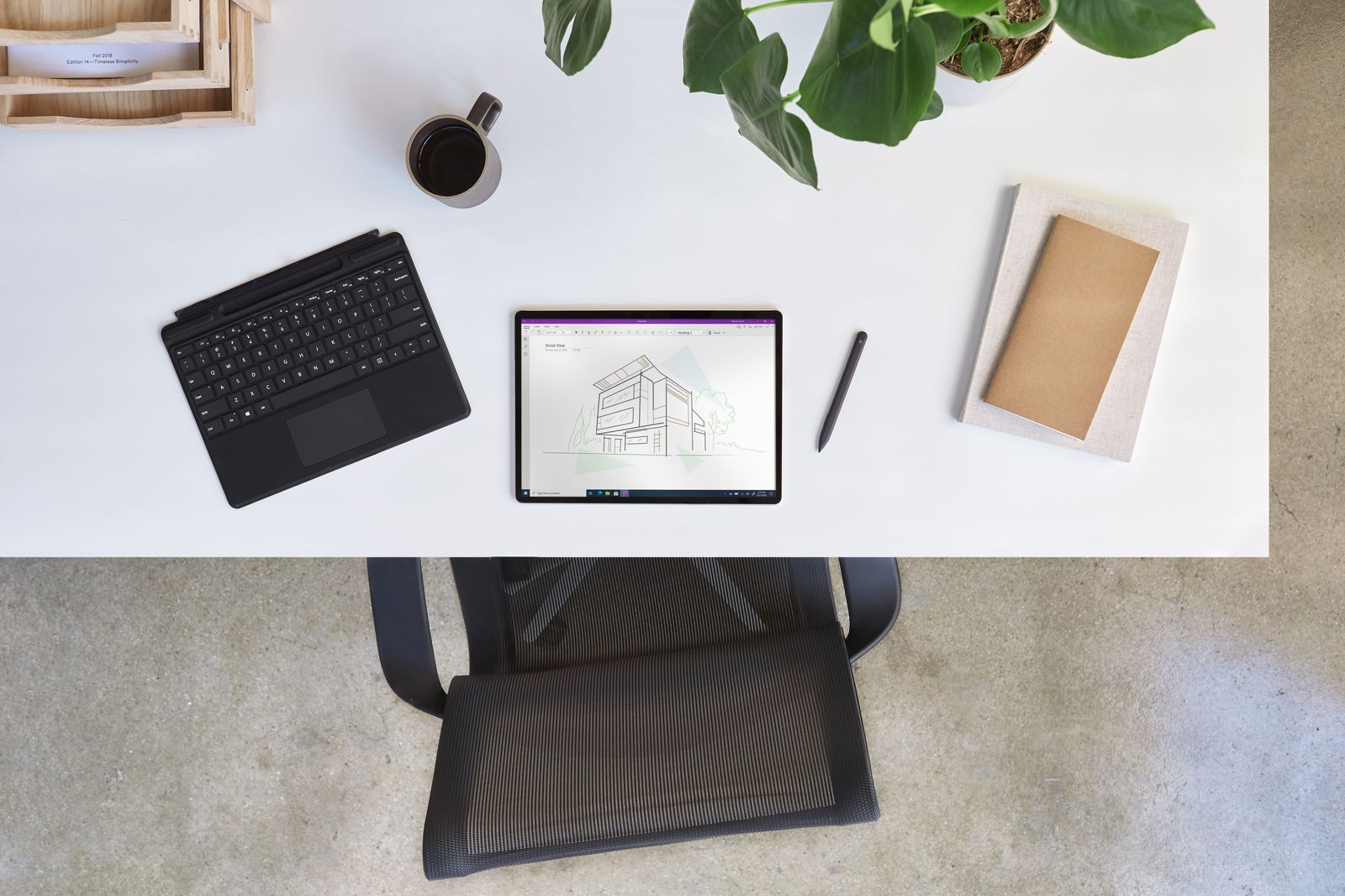 Microsoft Surface Pro Signature Keyboard with Slim Pen 2 Microsoft Cover port Schwarz - (FRA Layout - AZERTY)