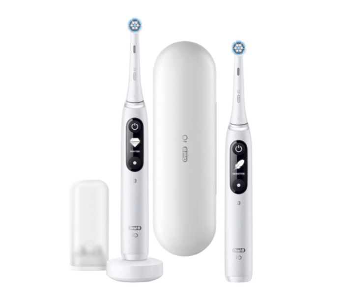 Oral-B iO 7 Electric Toothbrush Doppelpack white