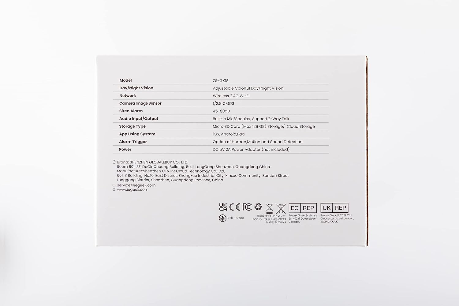 ieGeek 2K Solar Überwachungskamera Aussen Akku, 355°/140° Pan Tilt Kabellose Überwachungskamera mit Farbnachtsicht, PIR Bewegungsmelder, Sirene/Weißlichtalarm, 2-Wege-Audio, IP65, Cloud/SD Storage Kamera1 Schwarz ieGeek 2K Solar Überwachungskamera Aussen Akku, 355°/140° Pan Tilt Kabellose Überwachungskamera mit Farbnachtsicht, PIR Bewegungsmelder, Sirene/Weißlichtalarm, 2-Wege-Audio, IP65, Cloud/SD Storage Kamera1 Schwarz
