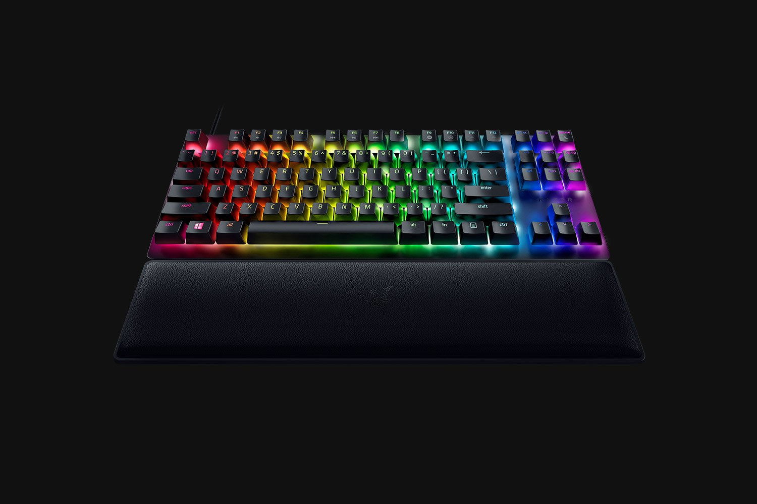 Razer Huntsman V2 TKL Gaming Keyboard Optical Red Switches Chroma RGB DE-Layout