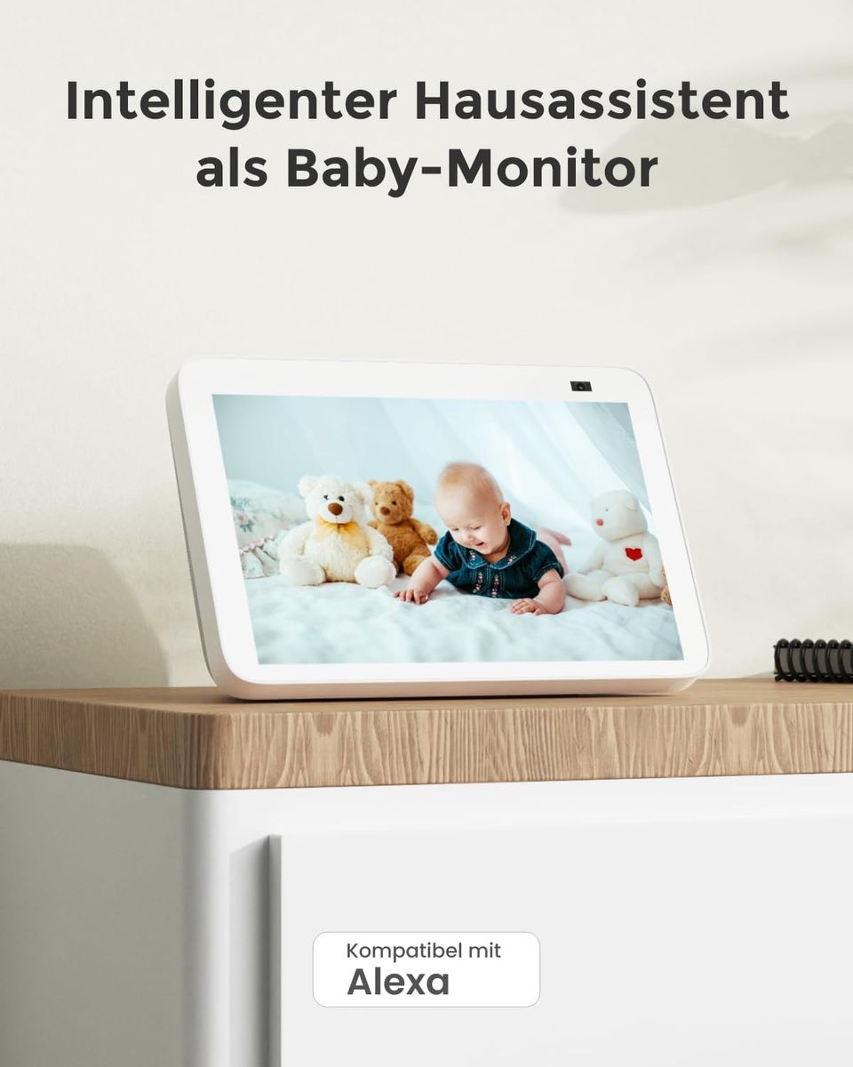 Reolink E1-B Indoor Überwachungskamera, WLAN, 2K 3MP, 355° Schwenk & 50° Neigung, IR-Nachtsicht 12m, 2-Wege-Audio, Personen- & Haustiererkennung, Baby Monitor, microSD
