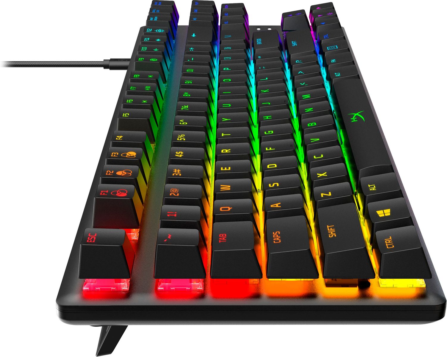 HyperX Alloy Origins Core u2013 Mechanische Gaming-Tastatur u2013 HX Blue - (USA Layout - QWERTY)