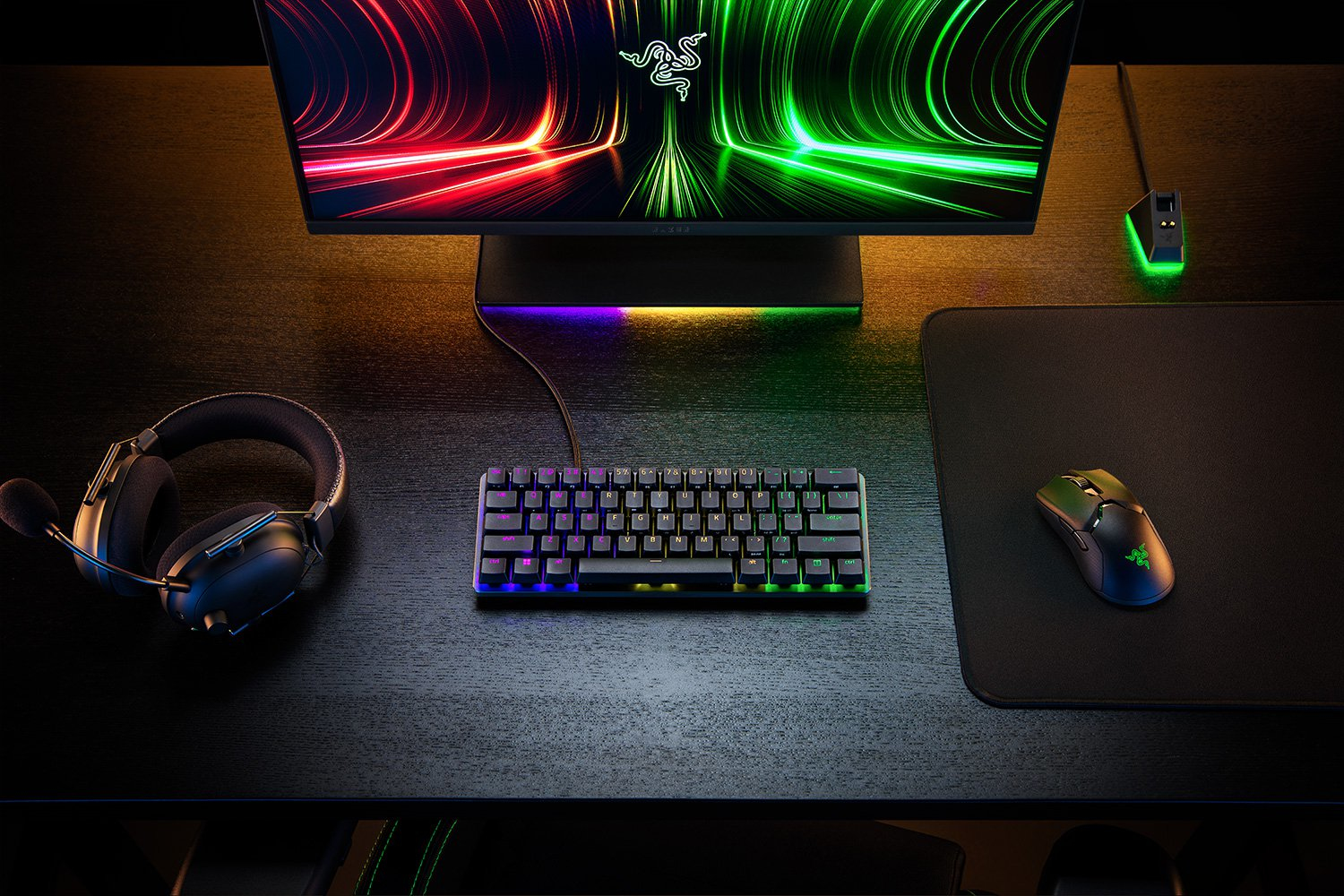 Razer Huntsman Mini Analog Gaming Keyboard Optical Switches Chroma RGB DEU Layout QWERTZ