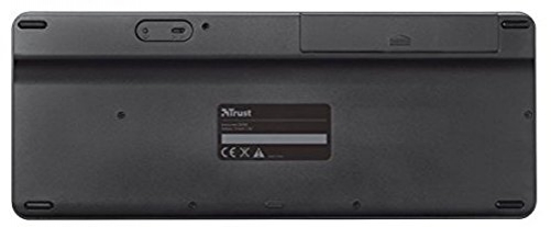 Trust Wireless Keyboard SmartTV Dispenser for Television black Touchpad (FRA Layout - AZERTY)