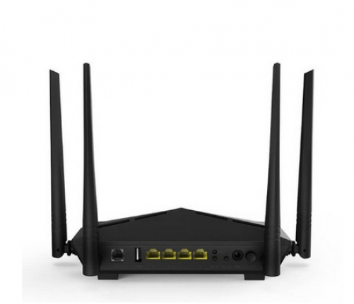 Tenda V1200 WLAN-Router Schnelles Ethernet Dual-Band (2,4 GHz/5 GHz) 4G Schwarz