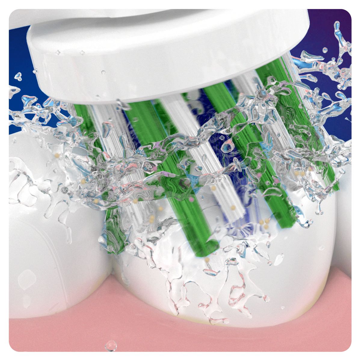 Oral-B CrossAction Aufsteckbürsten für elektrische Zahnbürste mit CleanMaximiserTechnologie, 4 stück, (Pack of 4) 4 Stück (1er Pack)