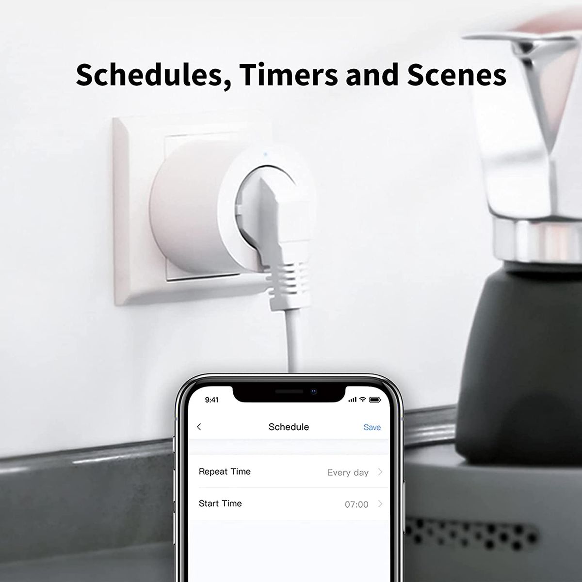 Aqara Smart Plug NEEDS AQARA HUB Zigbee 3.0 Programming Timer Mode Voice Control Energy Monitoring Works with HomeKit Alexa Google Assistant IFTTT