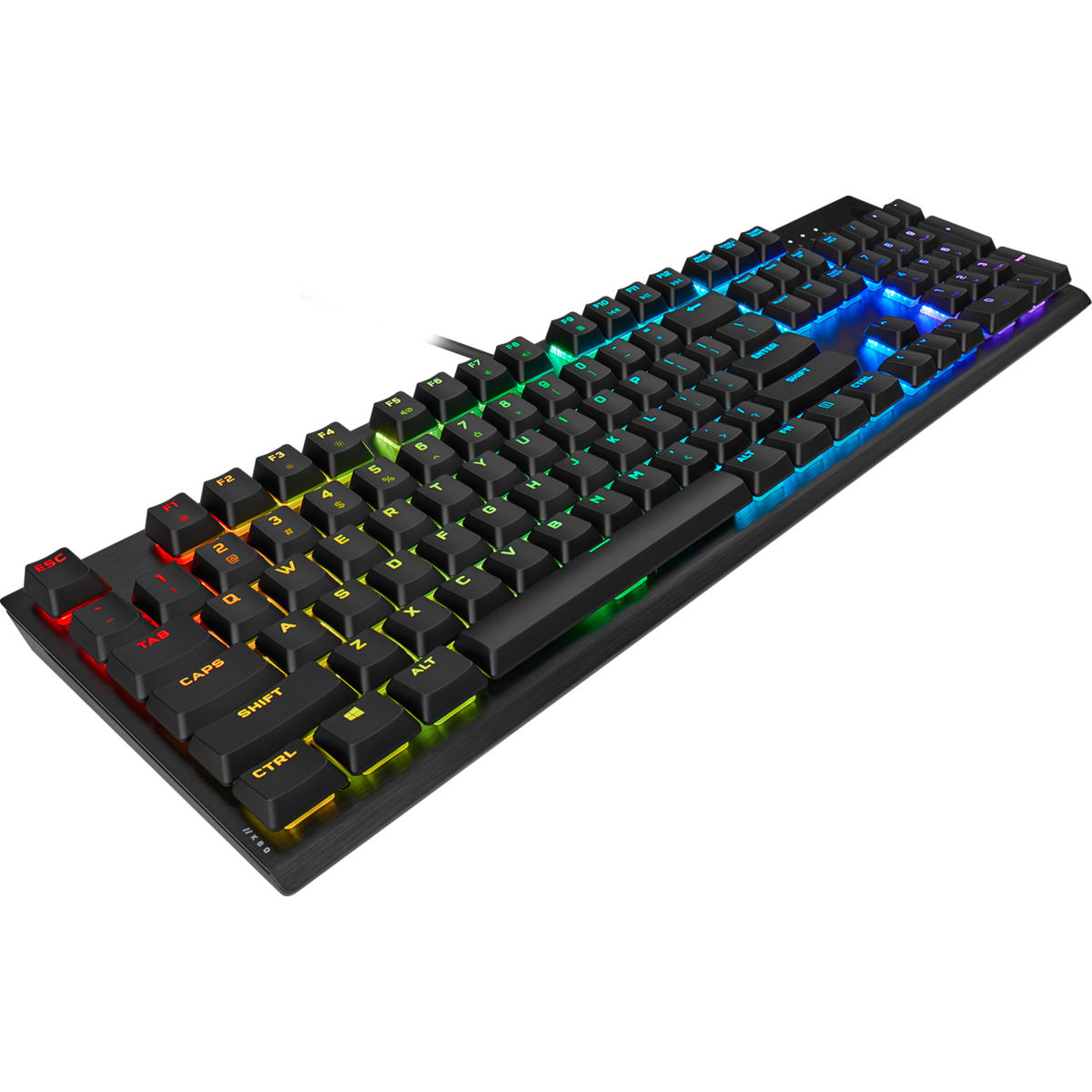 Corsair K60 RGB PRO Low Profile Tastatur Gaming USB Schwarz