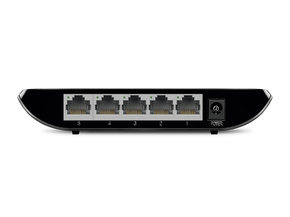 TP-Link TL-SG1005D 5-Port Gigabit Desktop Switch (5 10/100/1000Mbps-RJ45-Ports, Autoabstimmung, Auto-MDI/MDIX