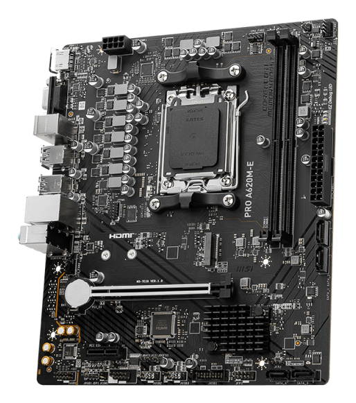 MSI PRO A620M-E Motherboard AMD A620 Sockel AM5 micro ATX