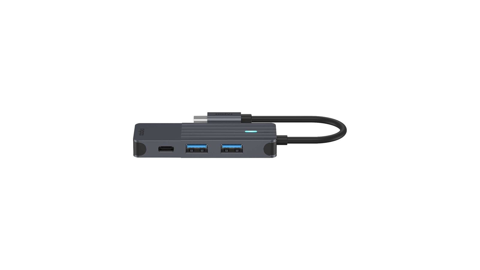 Rapoo UCH-4003 Schnittstellen-Hub USB 3.2 Gen 1 (3.1 Gen 1) Type-C 5000 Mbit/s Anthrazit