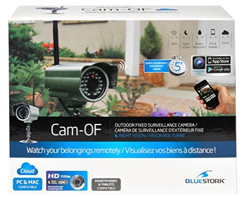 BLUESTORK High-Definition HD Outdoor IP Camera Night Vision