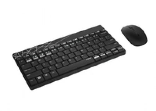 Rapoo 8000M Multi-mode Wireless Keyboard and Mouse (DEU Layout - QWERTZ)