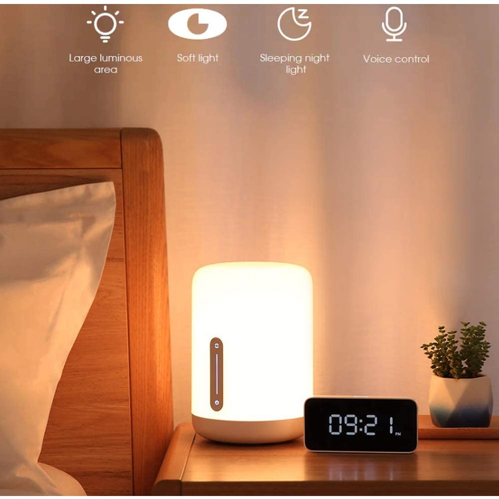 Xiaomi Mi Smart Bedside Lamp 2 Nachttisch- Stimmungs- & Ambientelampe Dimmbar,16 Mio Farben frei wählbar iOS/Android Appverbindung via Mi Home App Unterstützt Sprachassistenten z.B. Amazon Alexa Nachttischlampe Single Xiaomi Mi Smart Bedside Lamp 2 Nachttisch- Stimmungs- & Ambientelampe Dimmbar,16 Mio Farben frei wählbar iOS/Android Appverbindung via Mi Home App Unterstützt Sprachassistenten z.B. Amazon Alexa Nachttischlampe Single