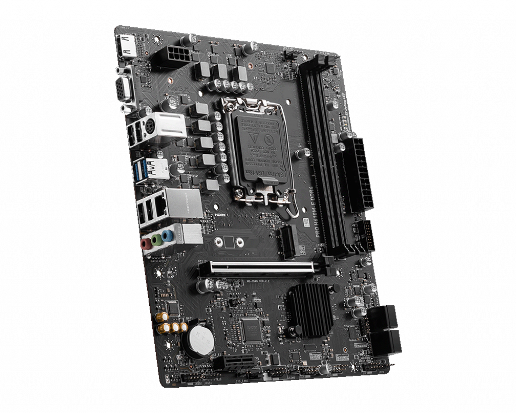 MSI PRO H610M-E DDR4 Motherboard Intel H610 LGA 1700 micro ATX