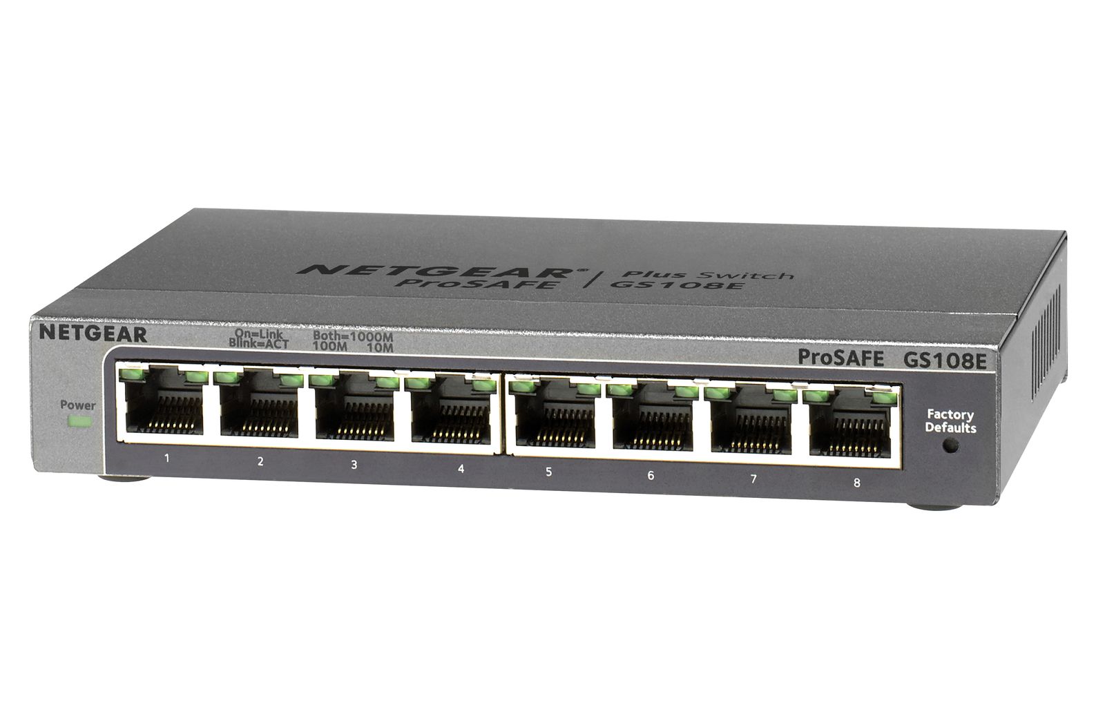 Netgear Switch NETGEAR 8x GE GS108E-300PES webmanaged retail